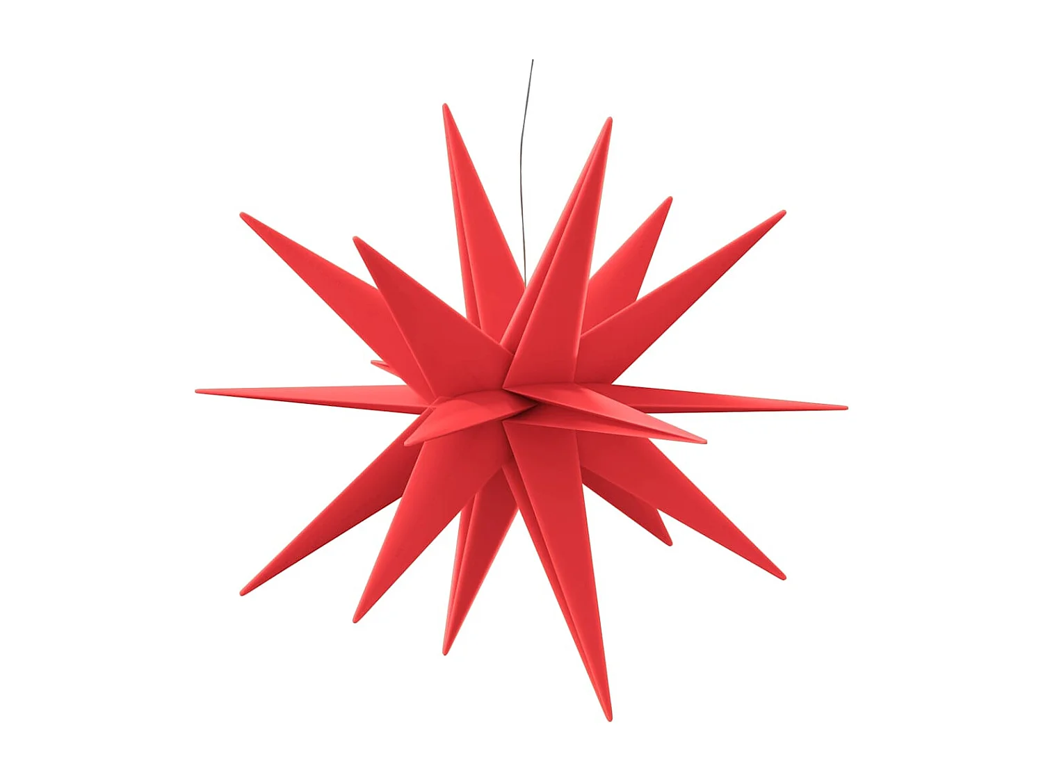 Luce di Natale con LED rosso pieghevole 100 cm