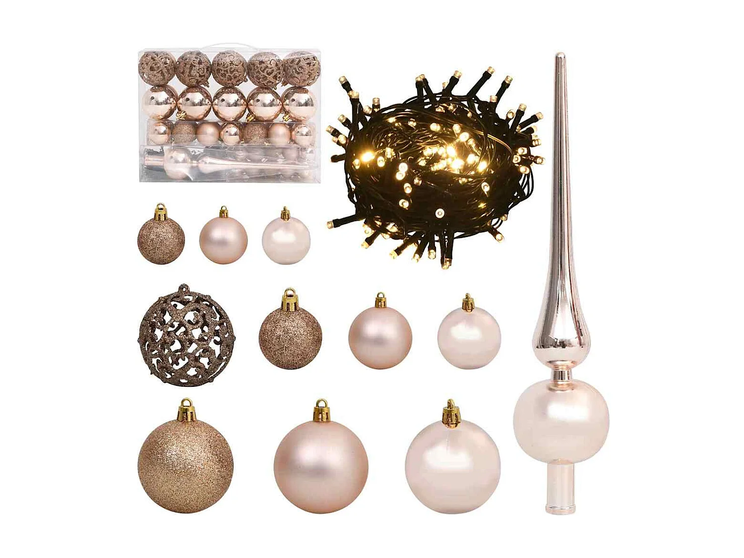 Sapin de Noël artificiel pré-éclairé Noir 120 cm PVC