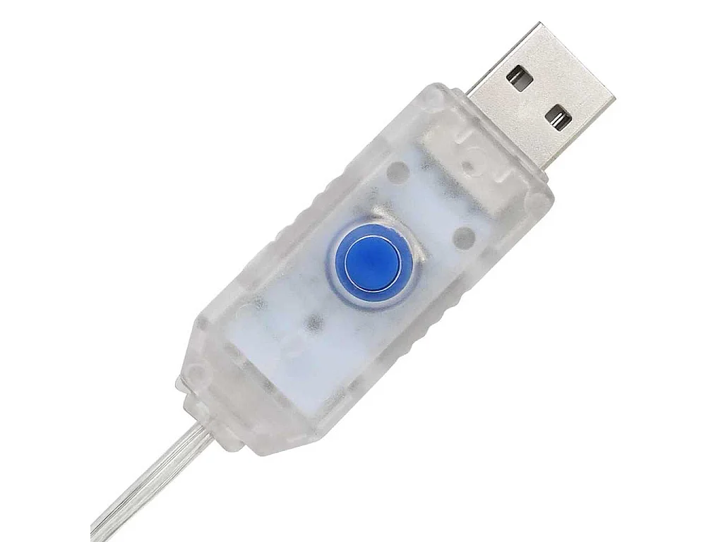 Sapin de Noël 3 pcs Blanc chaud 20 x 20 x 80 cm Acrylique