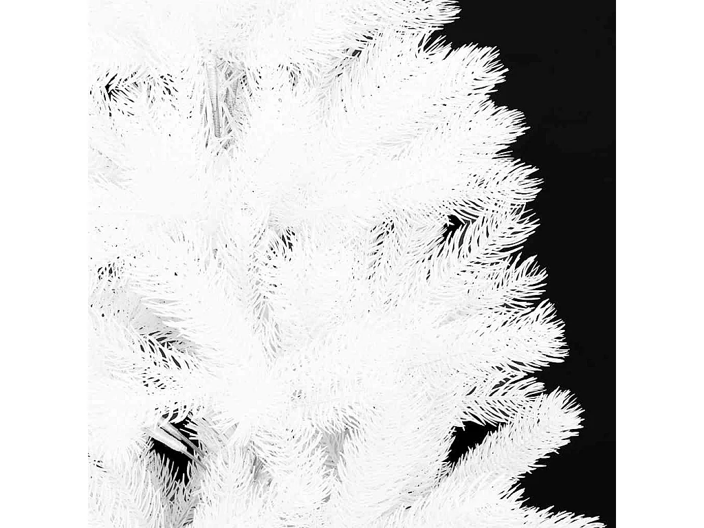 Kunstkerstboom realistische naalden wit 120 cm