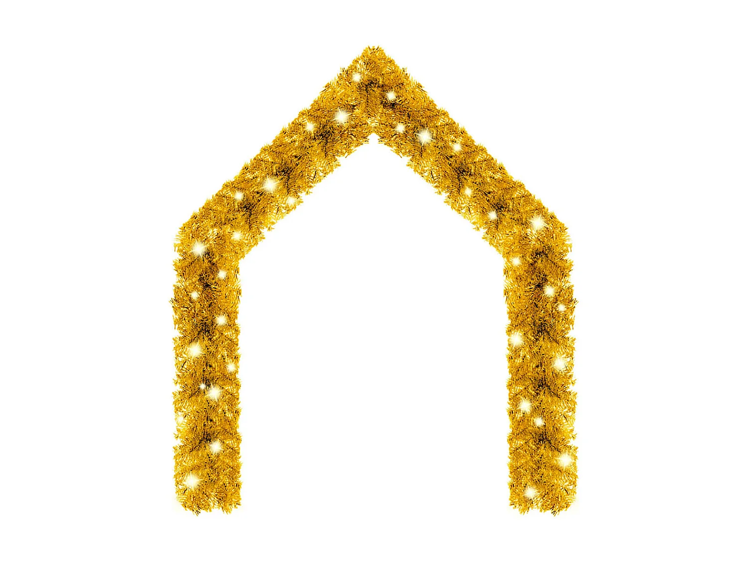 Ghirlanda natalizia con luci LED 5 m Oro