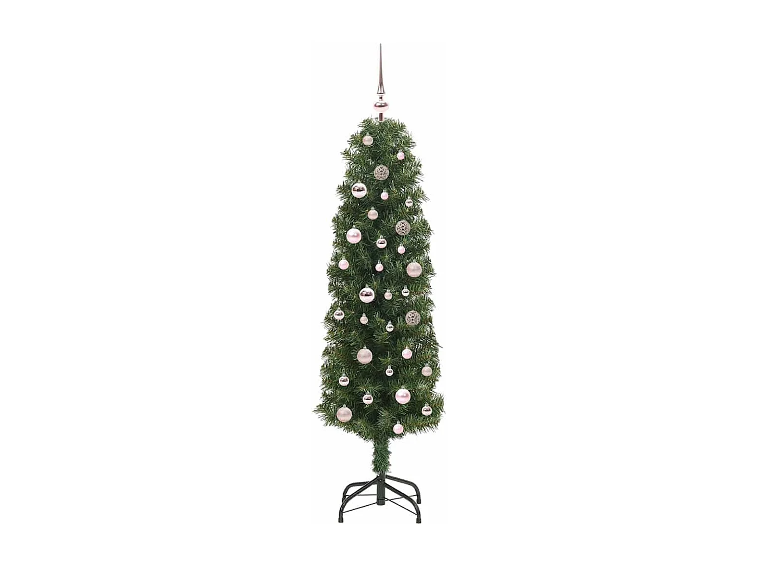 Albero di Natale artificiale Verde 150 cm PVC e acciaio e plastica