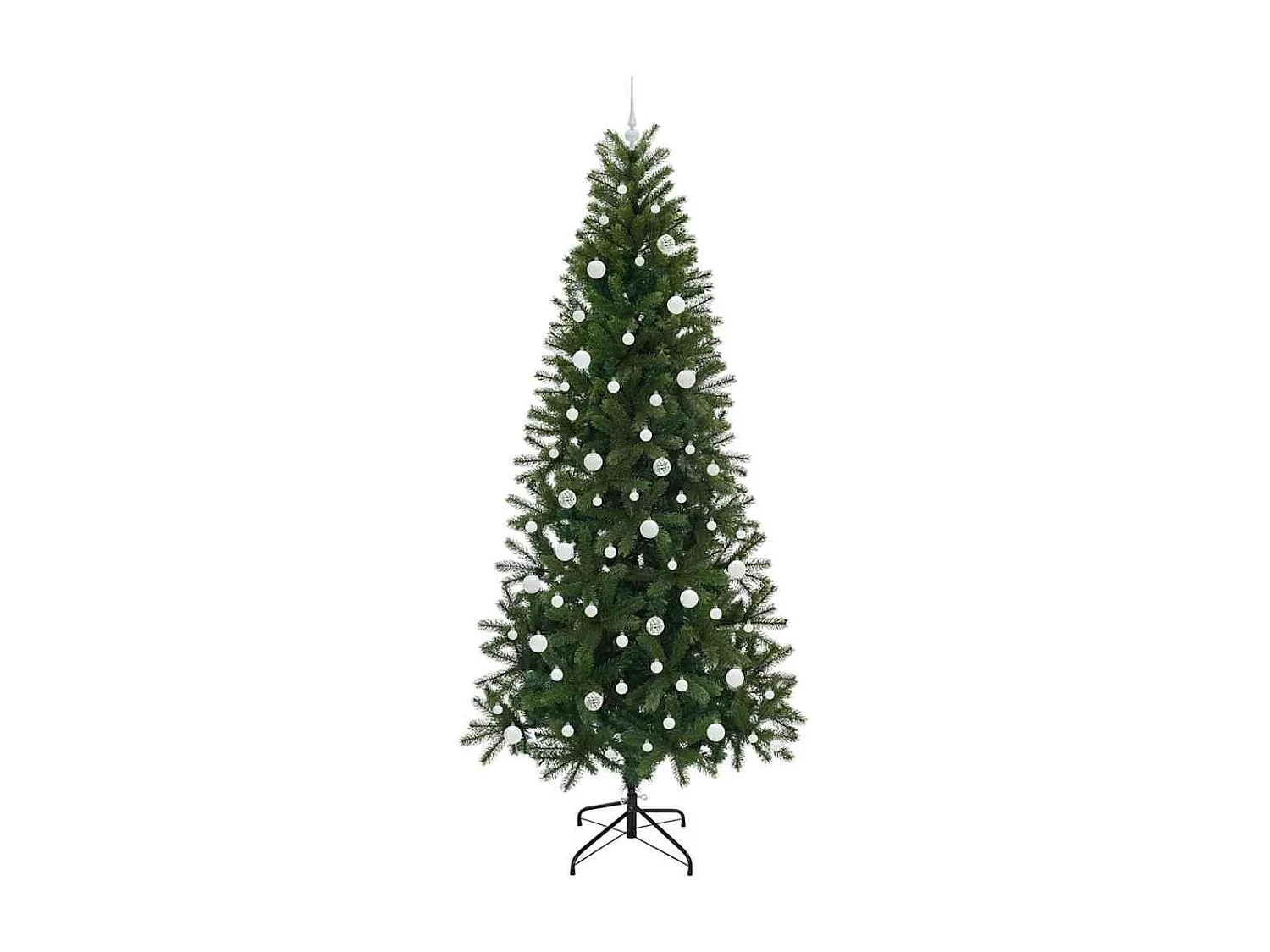 Sapin de Noël artificiel avec 300 LED Vert 240 cm PE et PVC