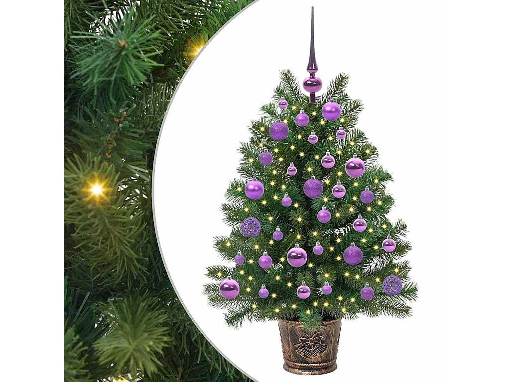 Sapin de Noël artificiel avec 150 LED Vert 95 cm PE et PVC