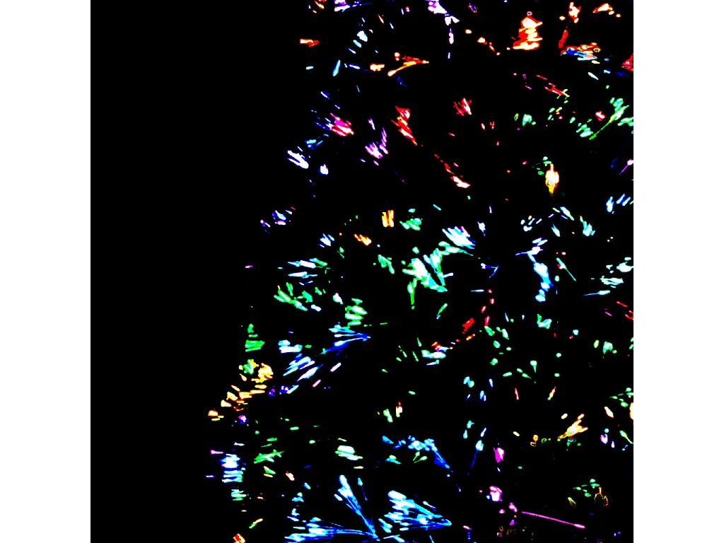 Albero di Natale artificiale con supporto verde 180 cm in fibra ottica