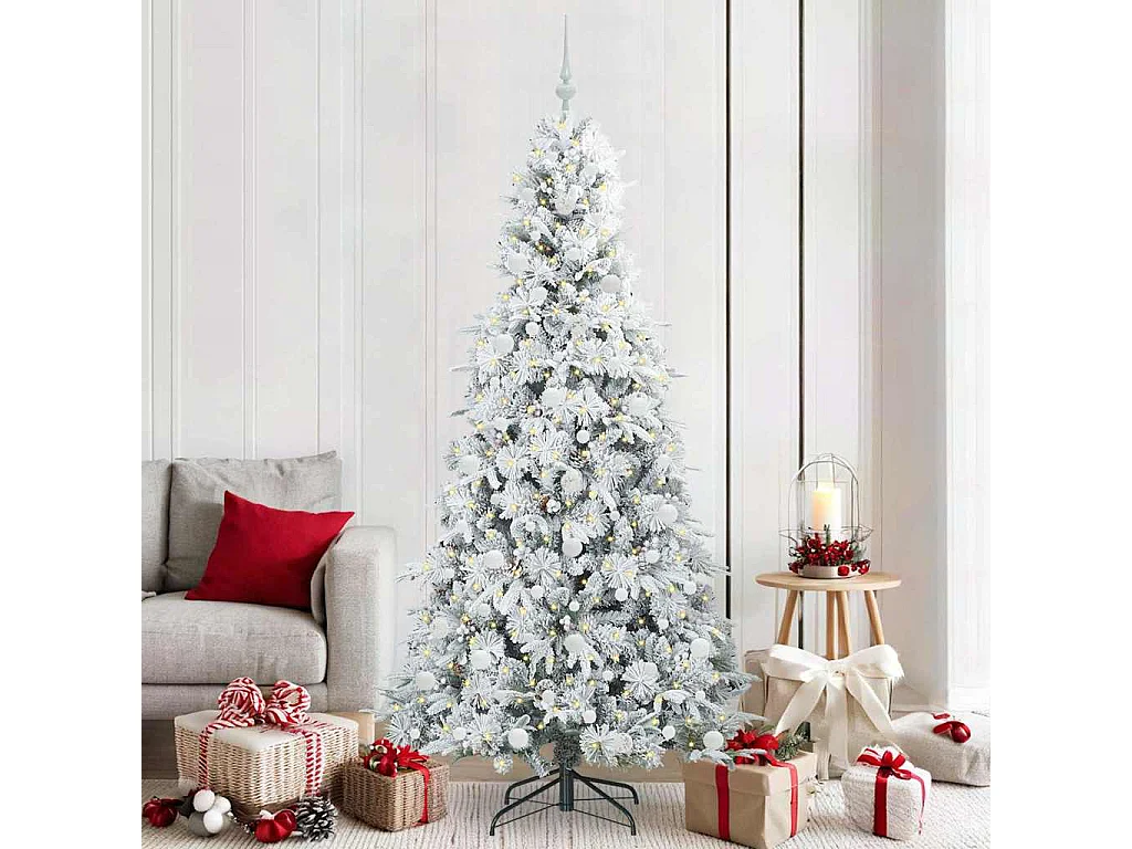 Sapin de Noël Artificiel à Branches Articulées Vert 210 cm