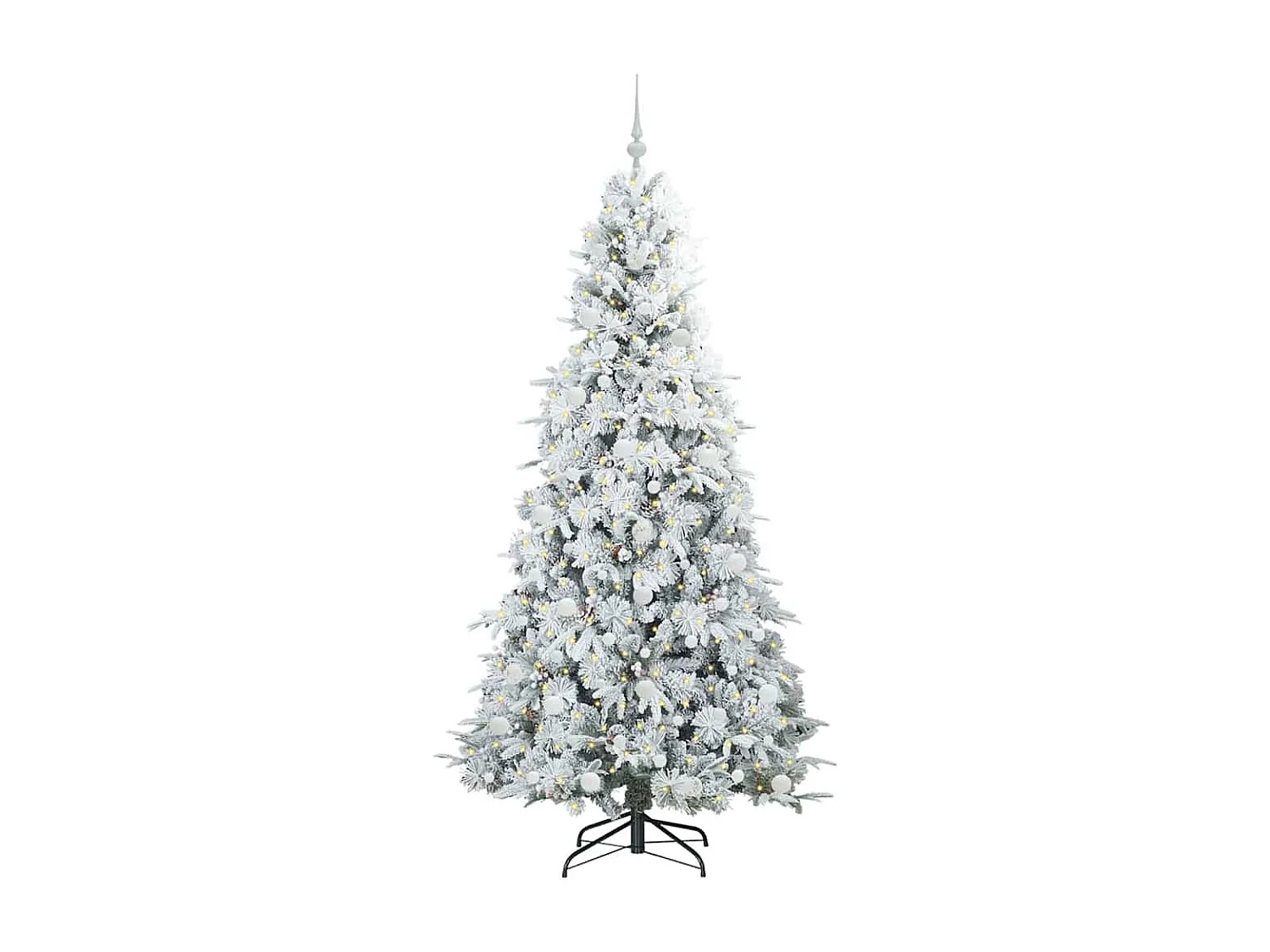 Sapin de Noël Artificiel à Branches Articulées Vert 210 cm