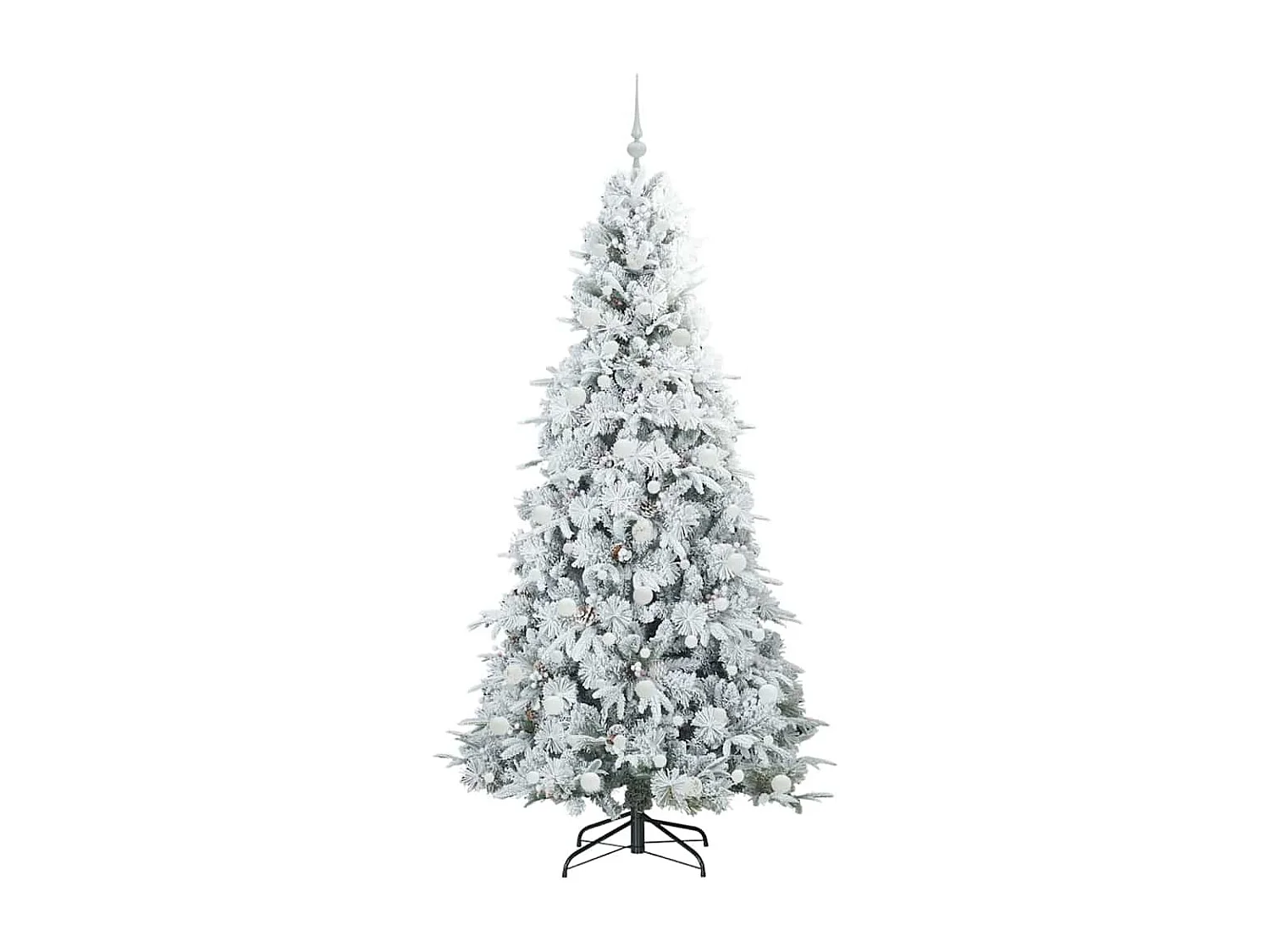 Sapin de Noël Artificiel à Branches Articulées Vert 210 cm