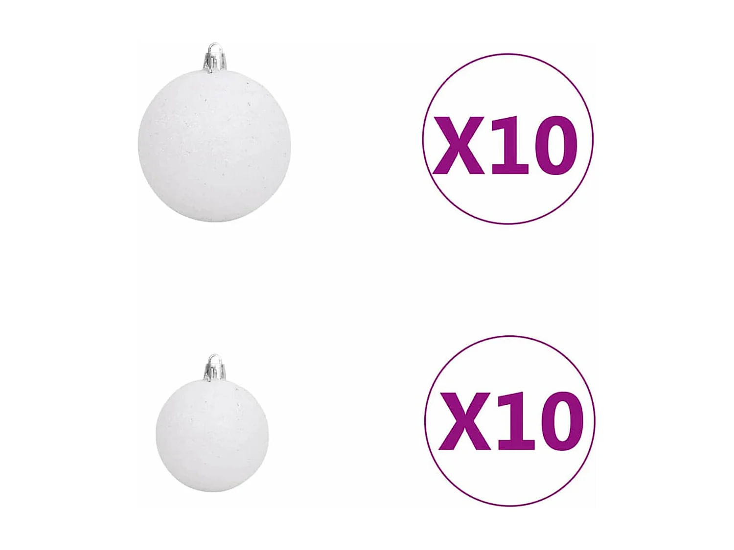 Slanke kerstboom met 300 LED's Groen en wit 180 cm