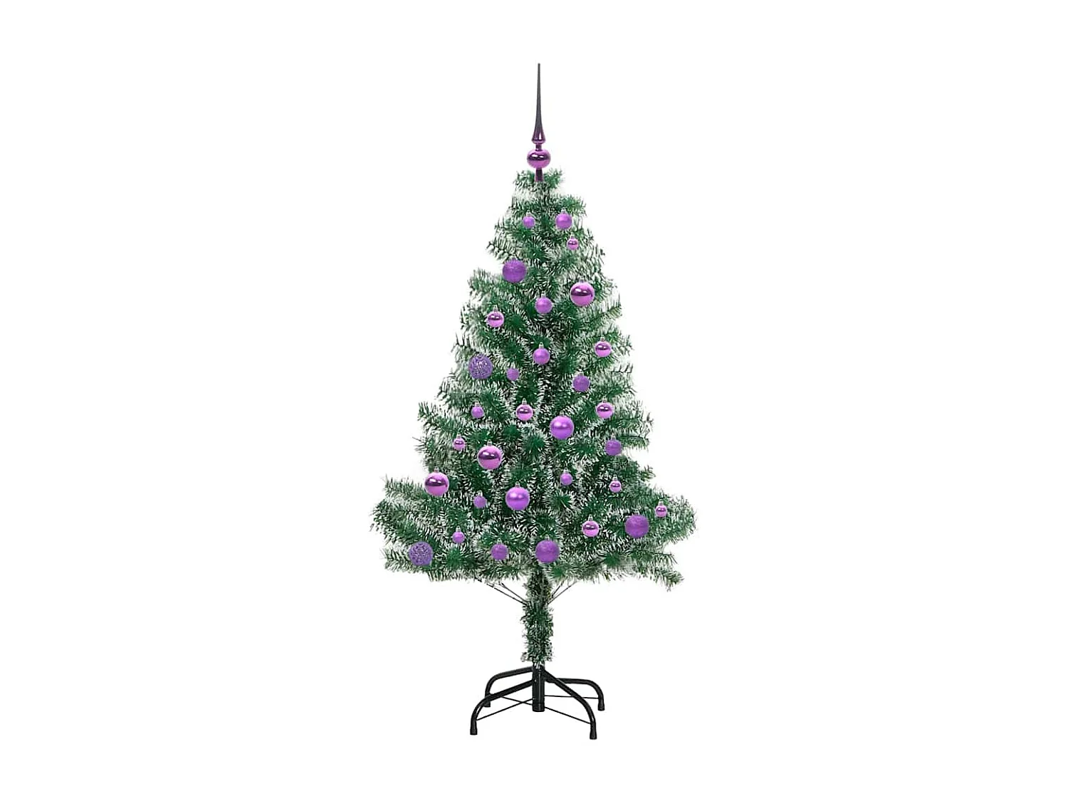 Arbre de Noël artificiel floconné de neige avec lumière LED