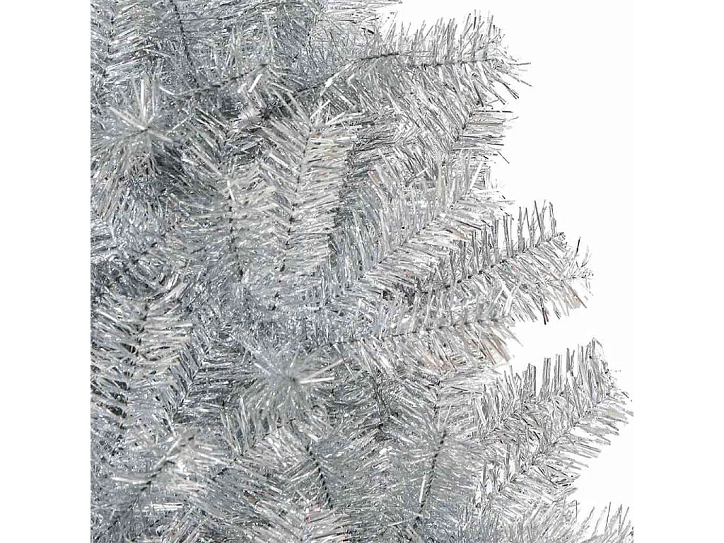 Albero di Natale con 300 LED con supporto Argento 180 cm PET