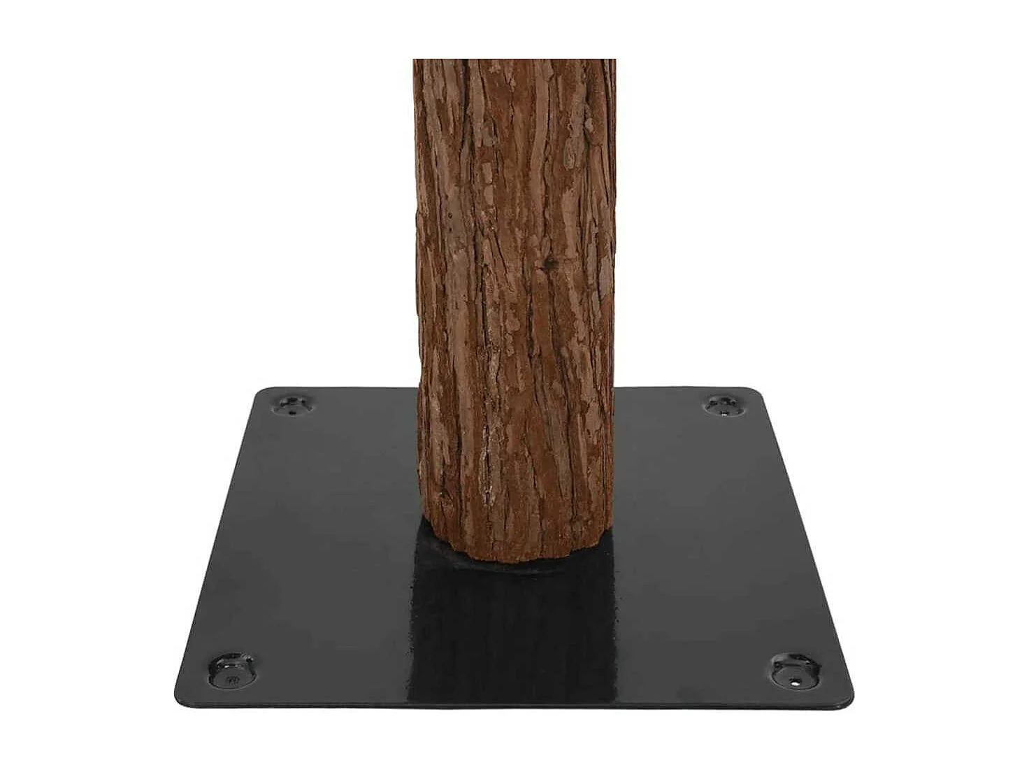 Sapin de Noël mince Vert 180 cm PVC et bois de pin massif