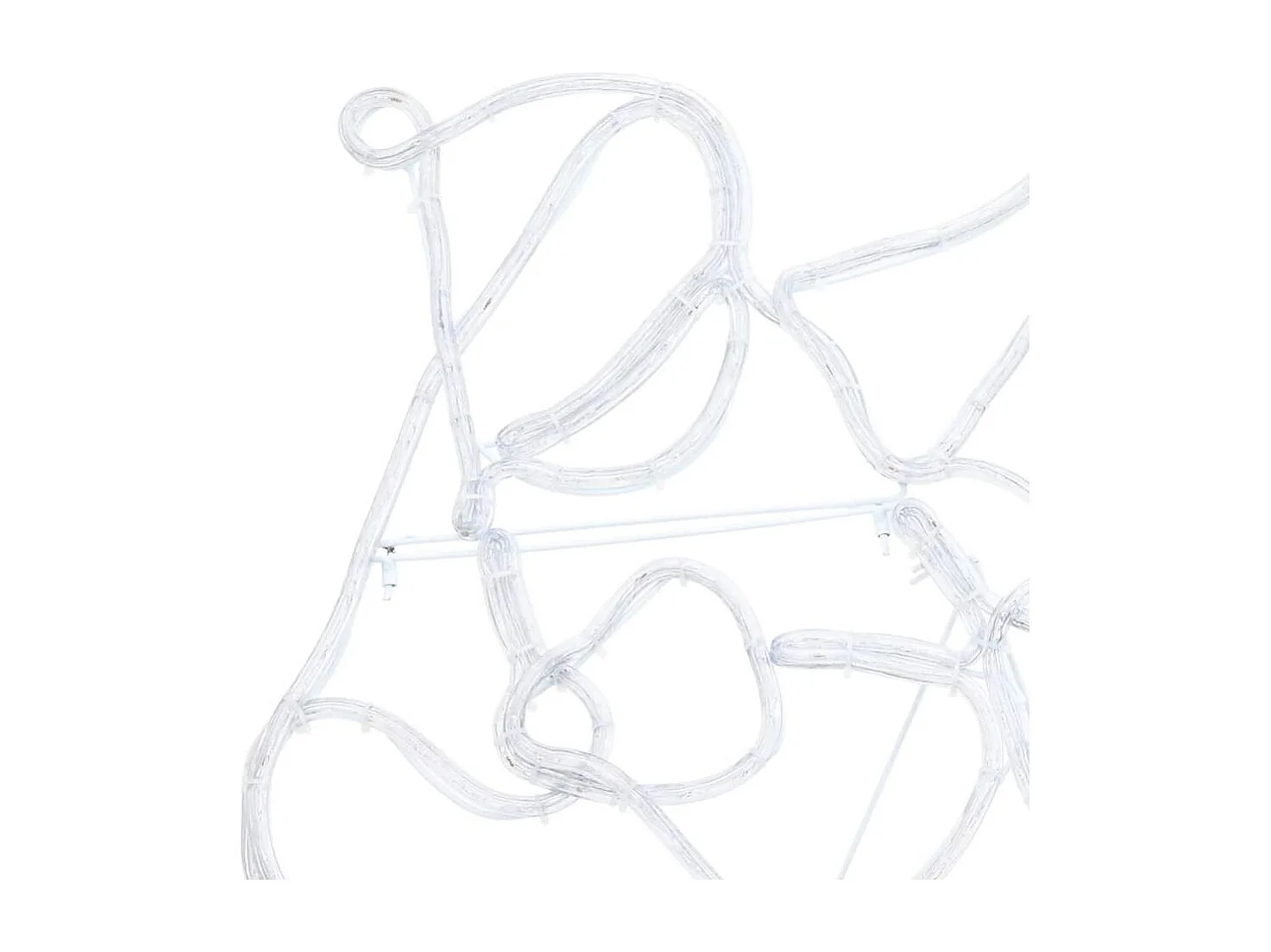 Décoration LED de Noël Multicolore 69 x 79 cm PVC