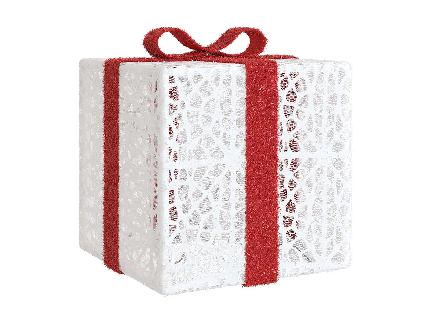 scatole luminose natalizie a 64 LED bianco caldo