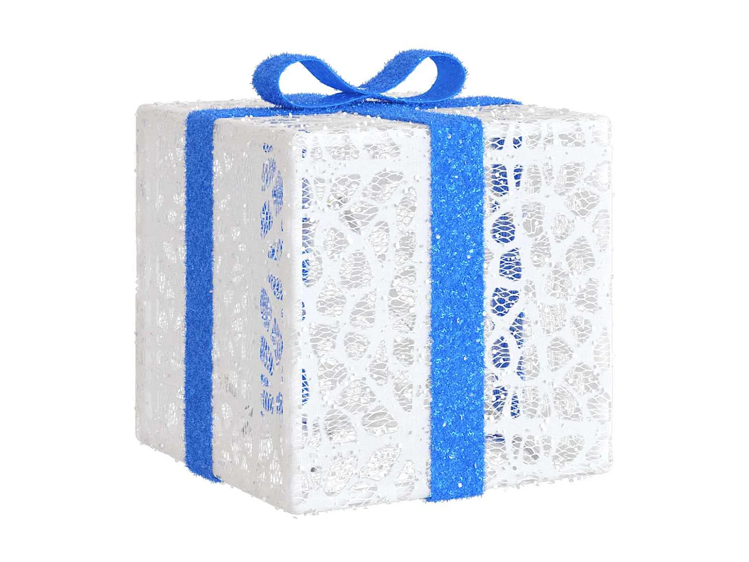 scatole luminose natalizie a 64 LED bianco caldo