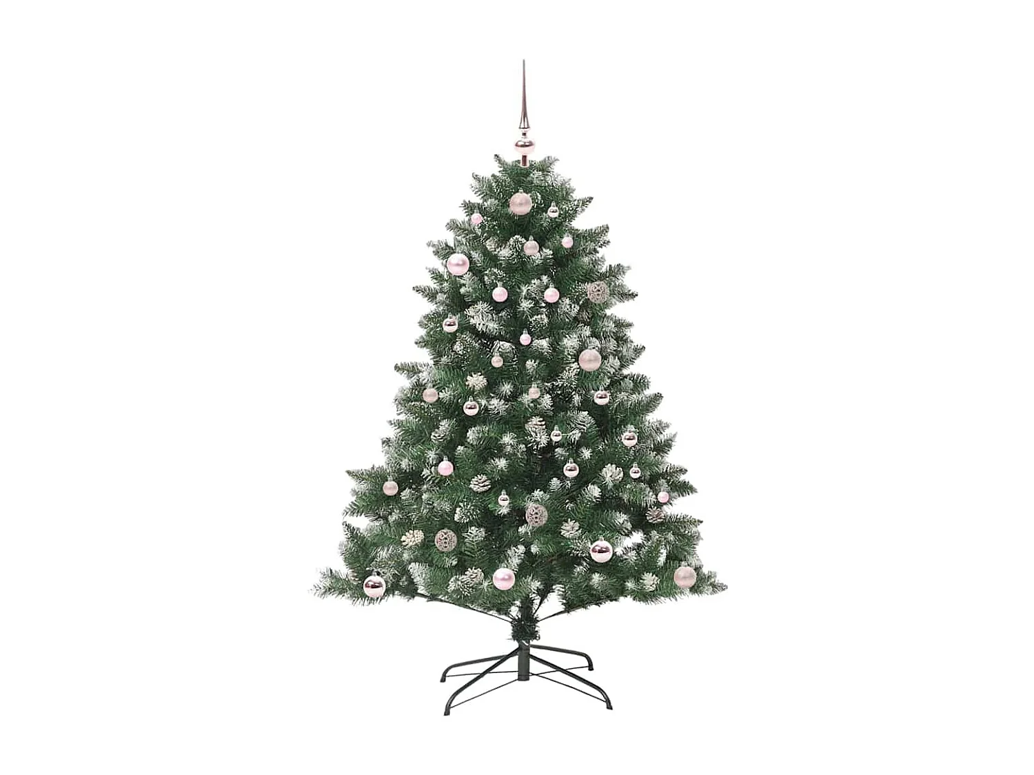 Kunstkerstboom met 150 LED's Groen 105 x 105 x 150 cm