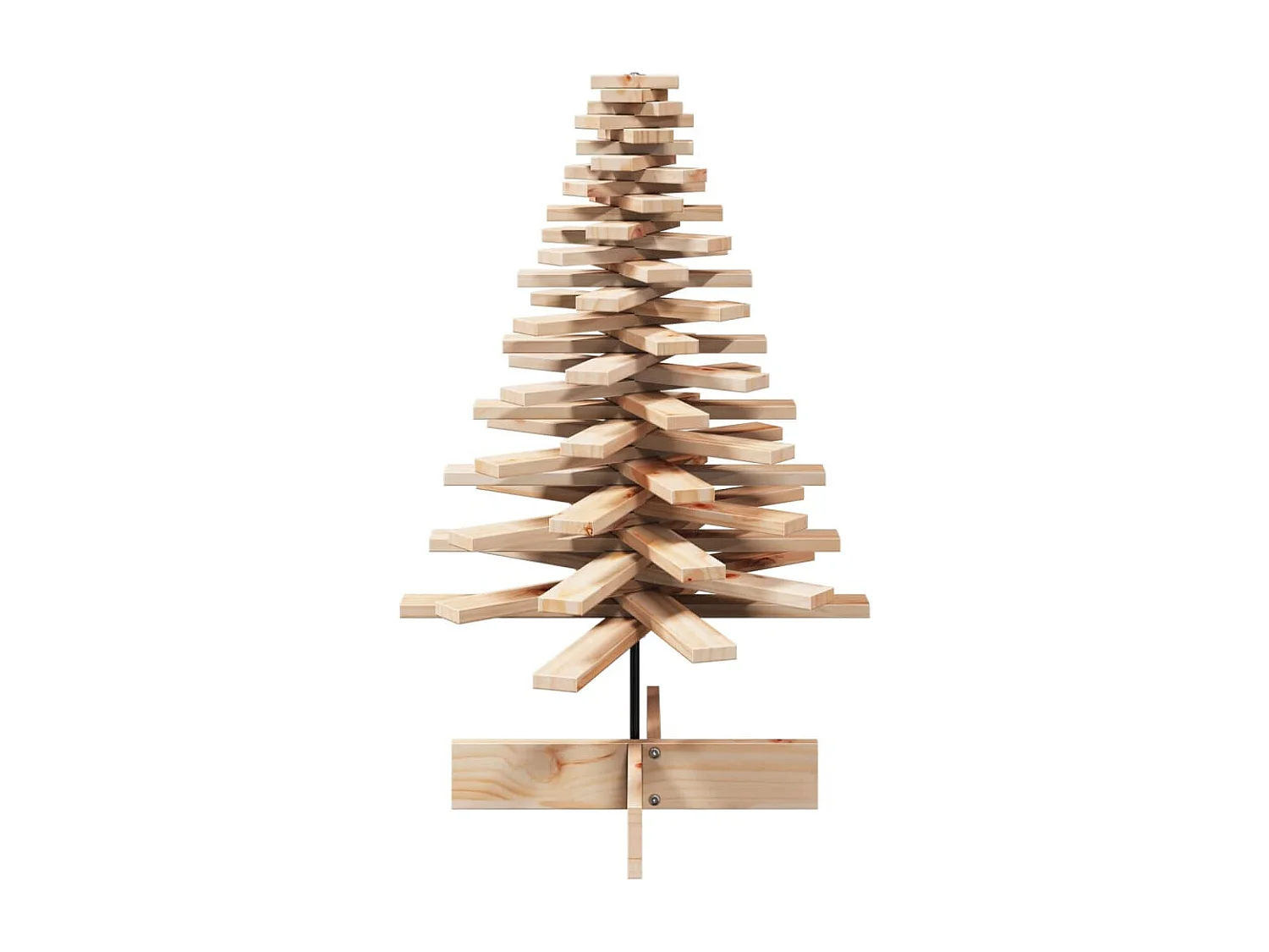 Arbre de Noël en bois pour décoration 100 cm bois massif de pin