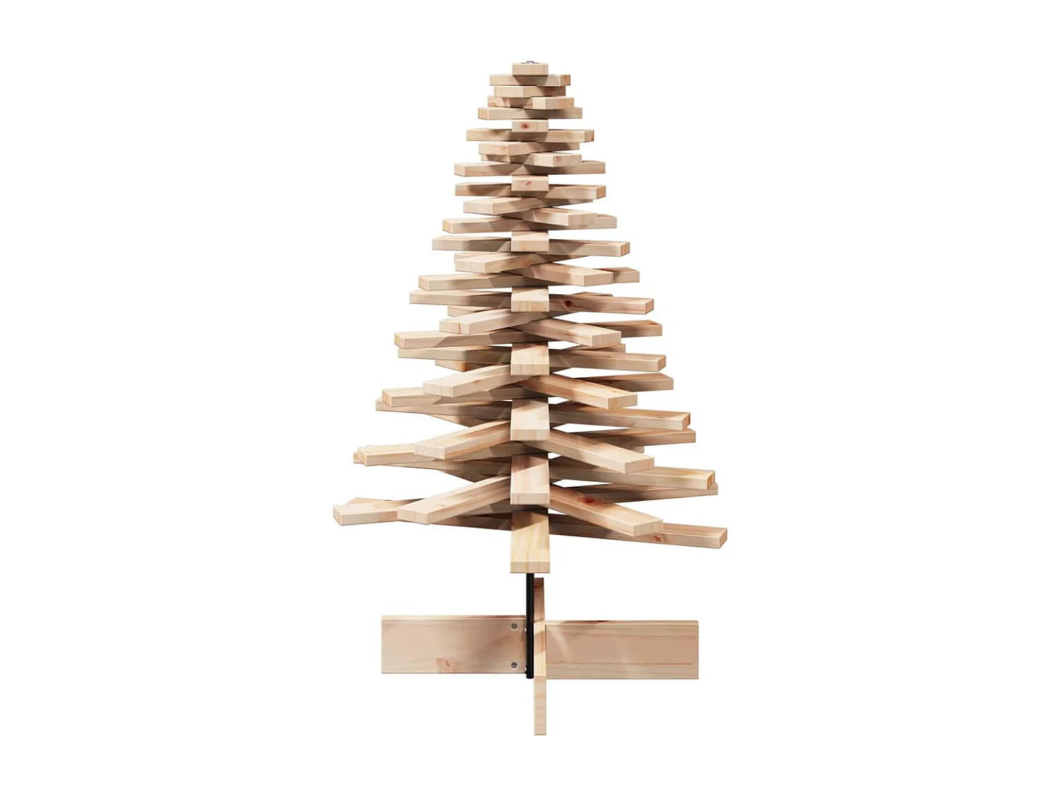 Arbre de Noël en bois pour décoration 100 cm bois massif de pin