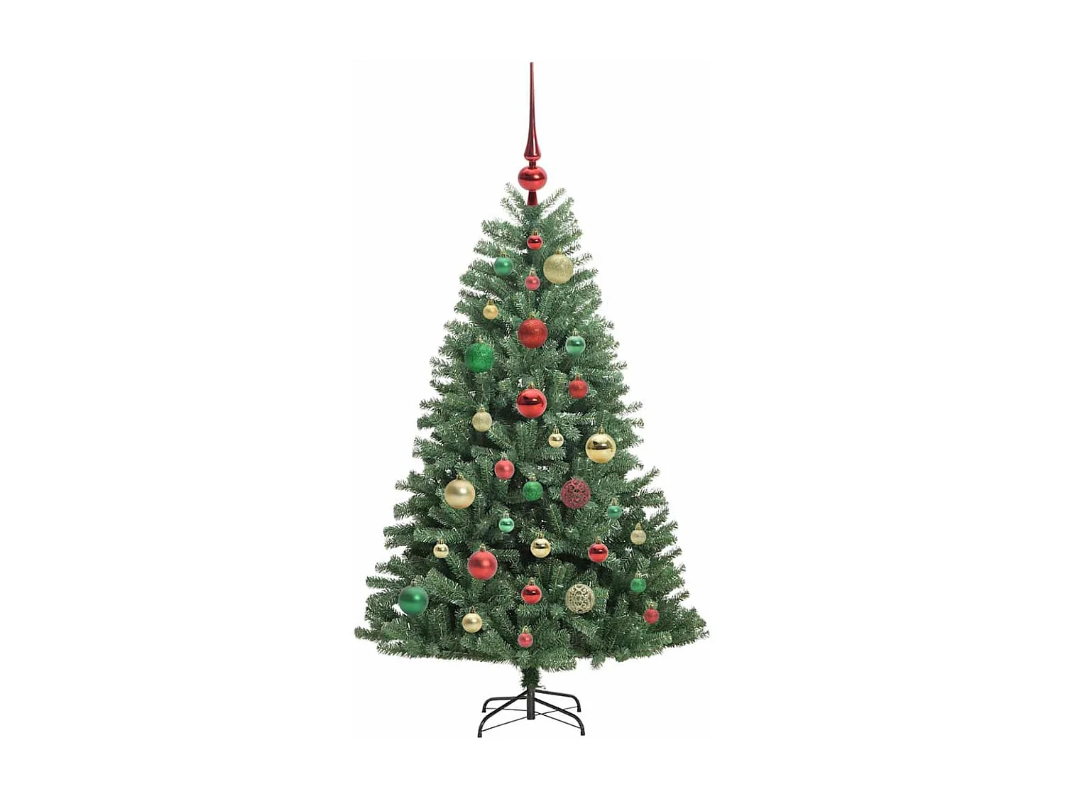 Sapin de Noël Artificiel à Branches Articulées Vert 120 cm