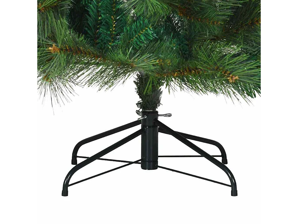 Künstlicher Weihnachtsbaum mit klappbaren Zweigen Grün 180 cm