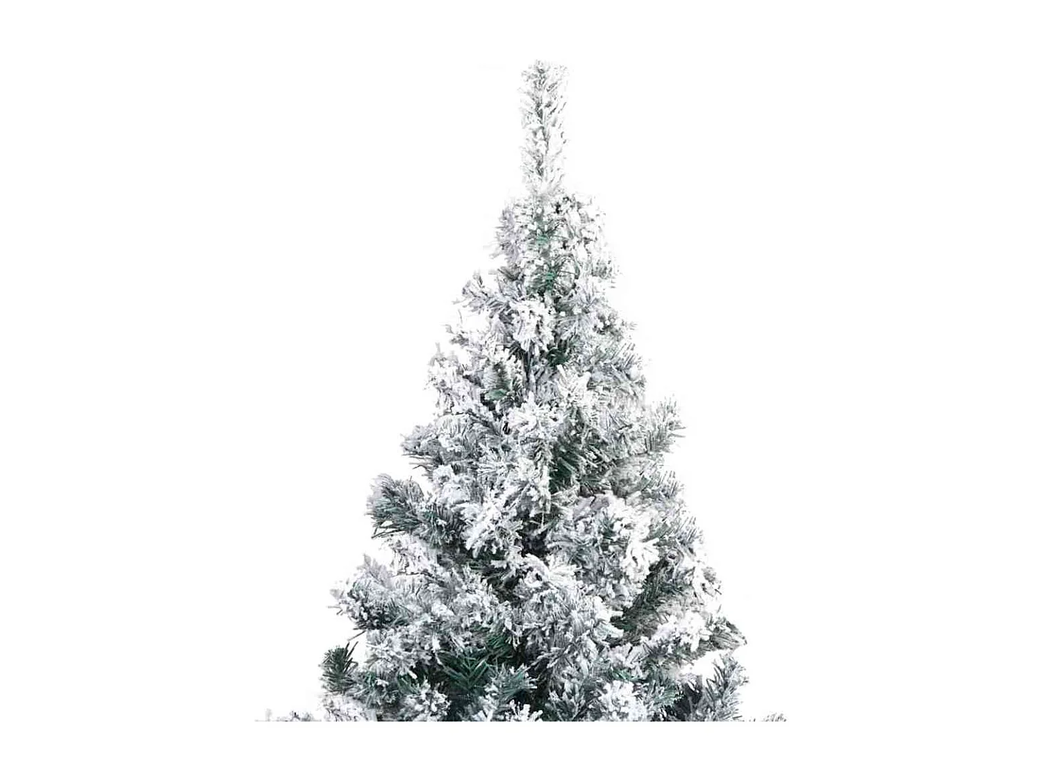 Künstlicher Weihnachtsbaum Grün 180 cm PVC, Stahl und Kunststoff