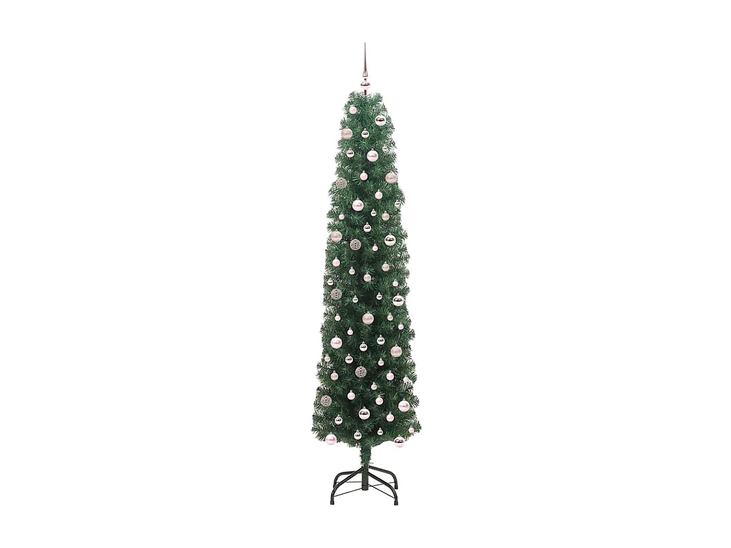 Sapin de Noël artificiel Vert 240 cm PVC et acier et plastique