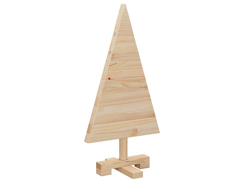 Weihnachtsbäume mit Ständer Natur 60 cm Massivholz Kiefer