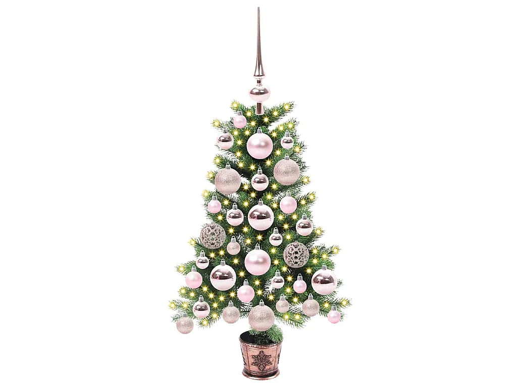 Kerstboom met 150 LED's met standaard Groen 65 cm PE