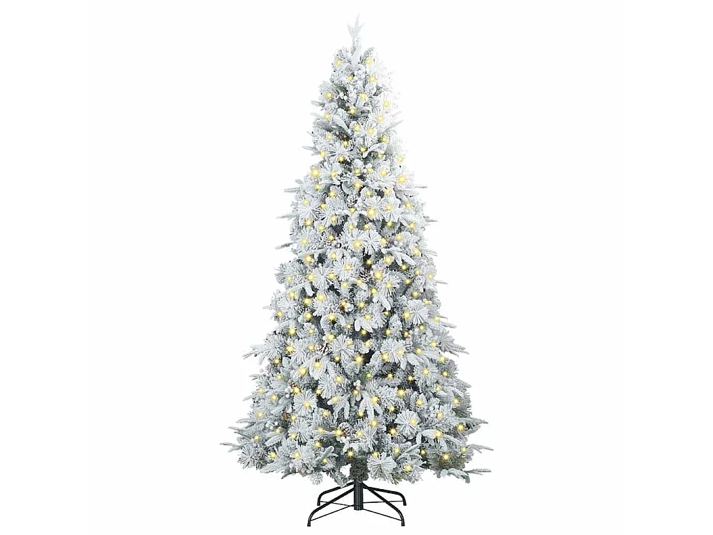 Künstlicher Weihnachtsbaum mit klappbaren Zweigen Grün 180 cm