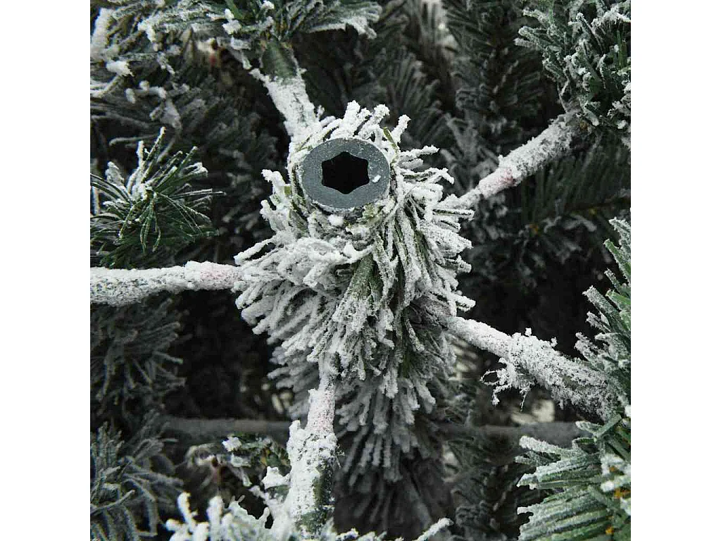 Künstlicher Weihnachtsbaum mit klappbaren Zweigen Grün 180 cm