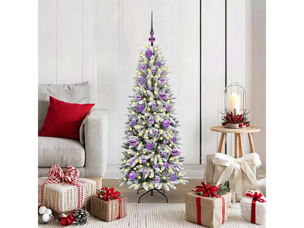 Kunstkerstboom met 150 LED's Wit 53 x 53 x 120 cm