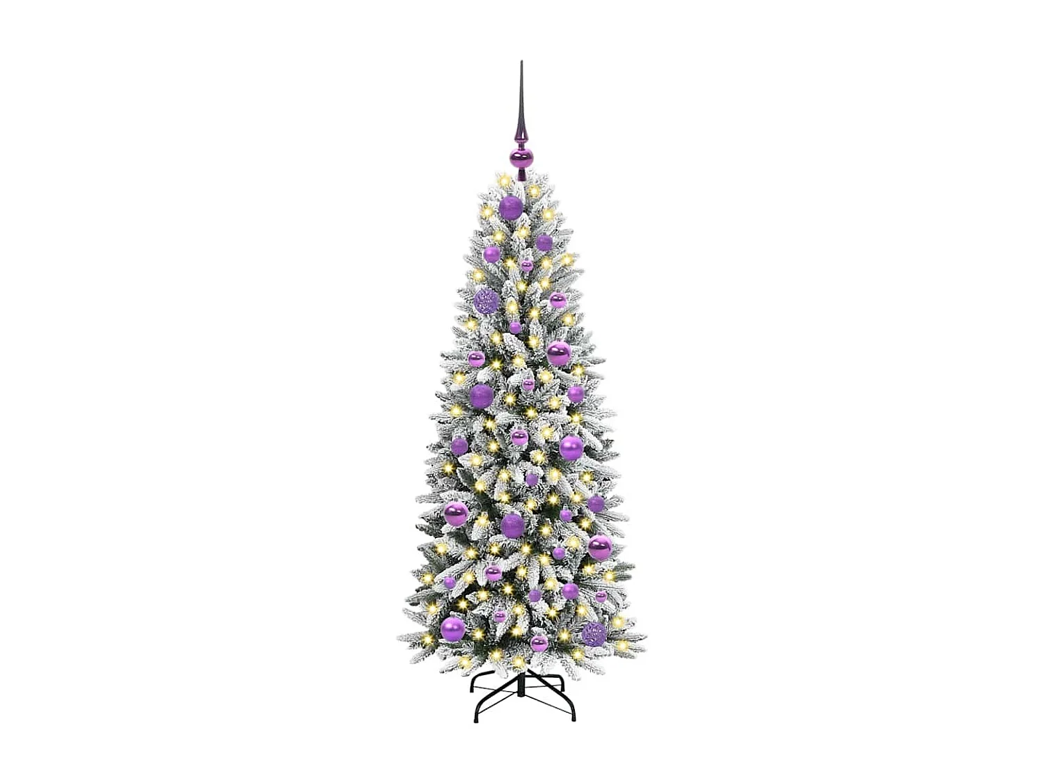 Kunstkerstboom met 150 LED's Wit 53 x 53 x 120 cm