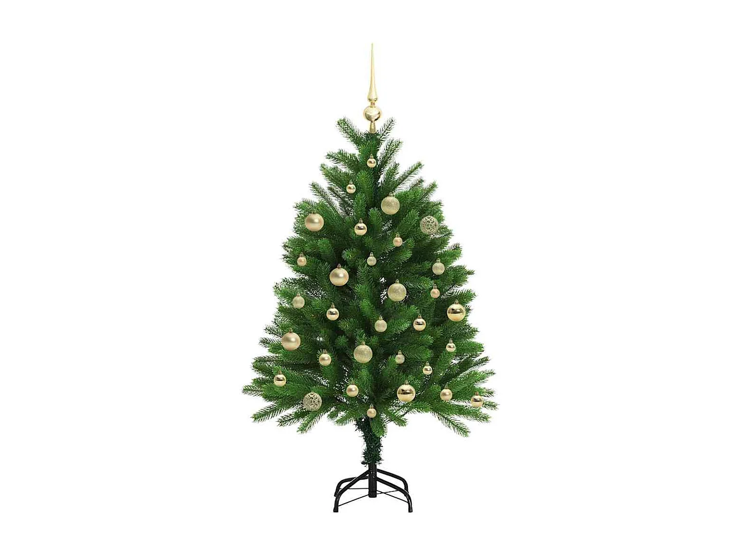 Weihnachtsbaum mit 150 LEDs mit Ständer Grün 120 cm PE