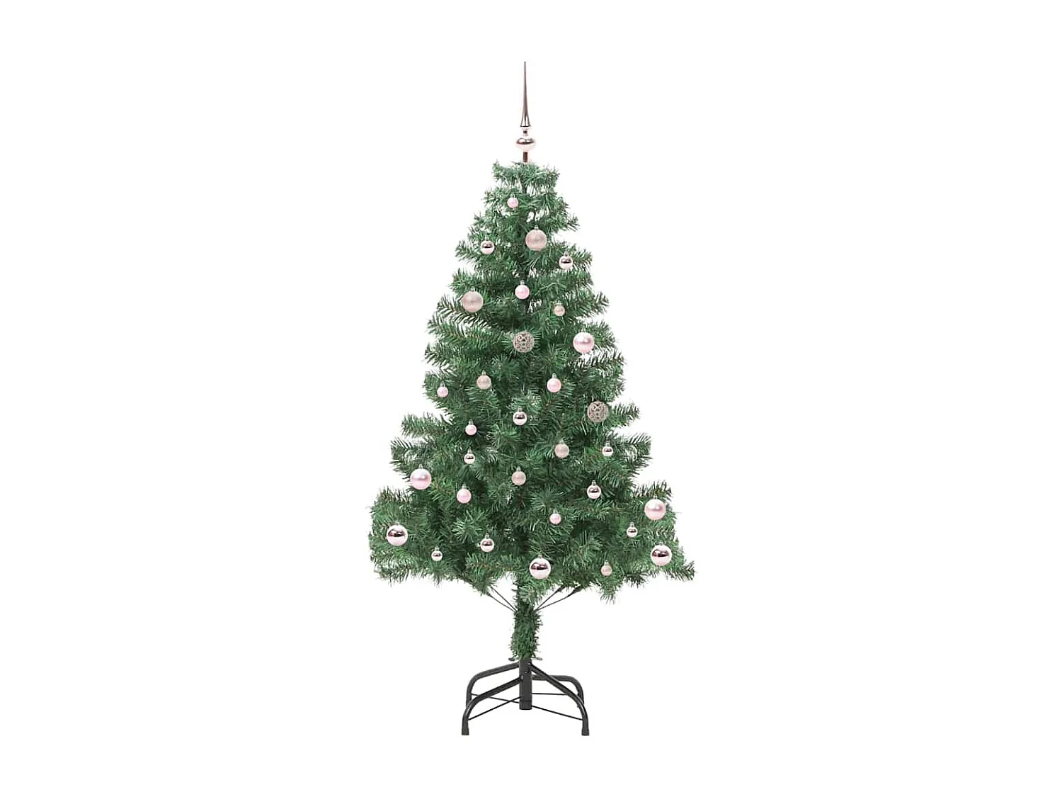 Kerstboom met 150 LED's met standaard Groen 150 cm PVC