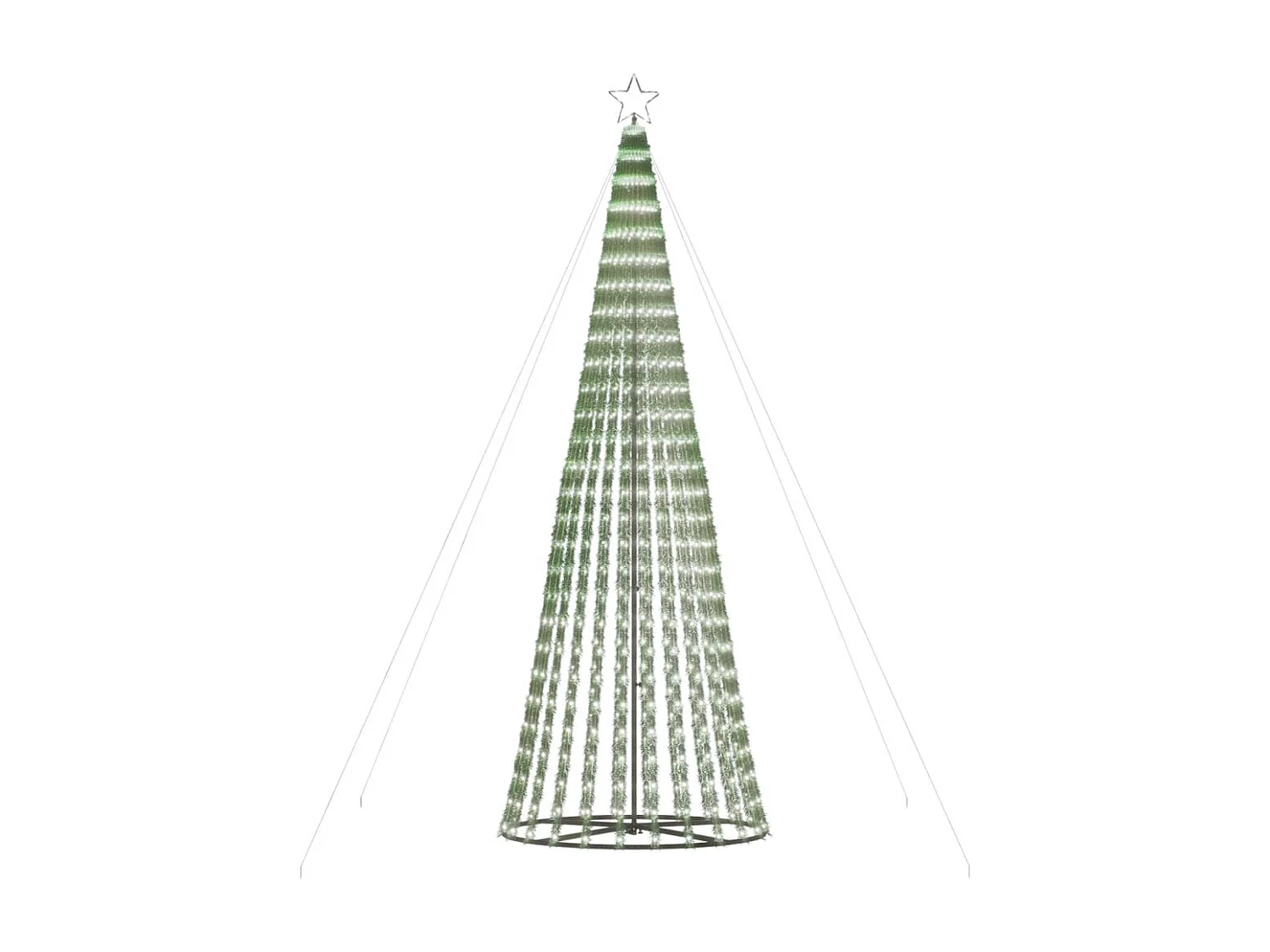Sapin de Noël à LED 688 LED blanc froid 300 cm