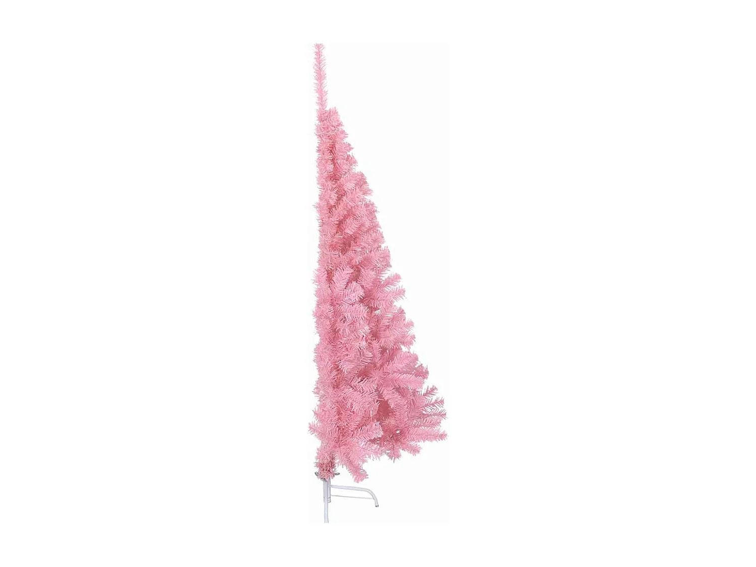 Künstlicher Weihnachtsbaum mit Beleuchtung, Rosa, 150 cm, PVC