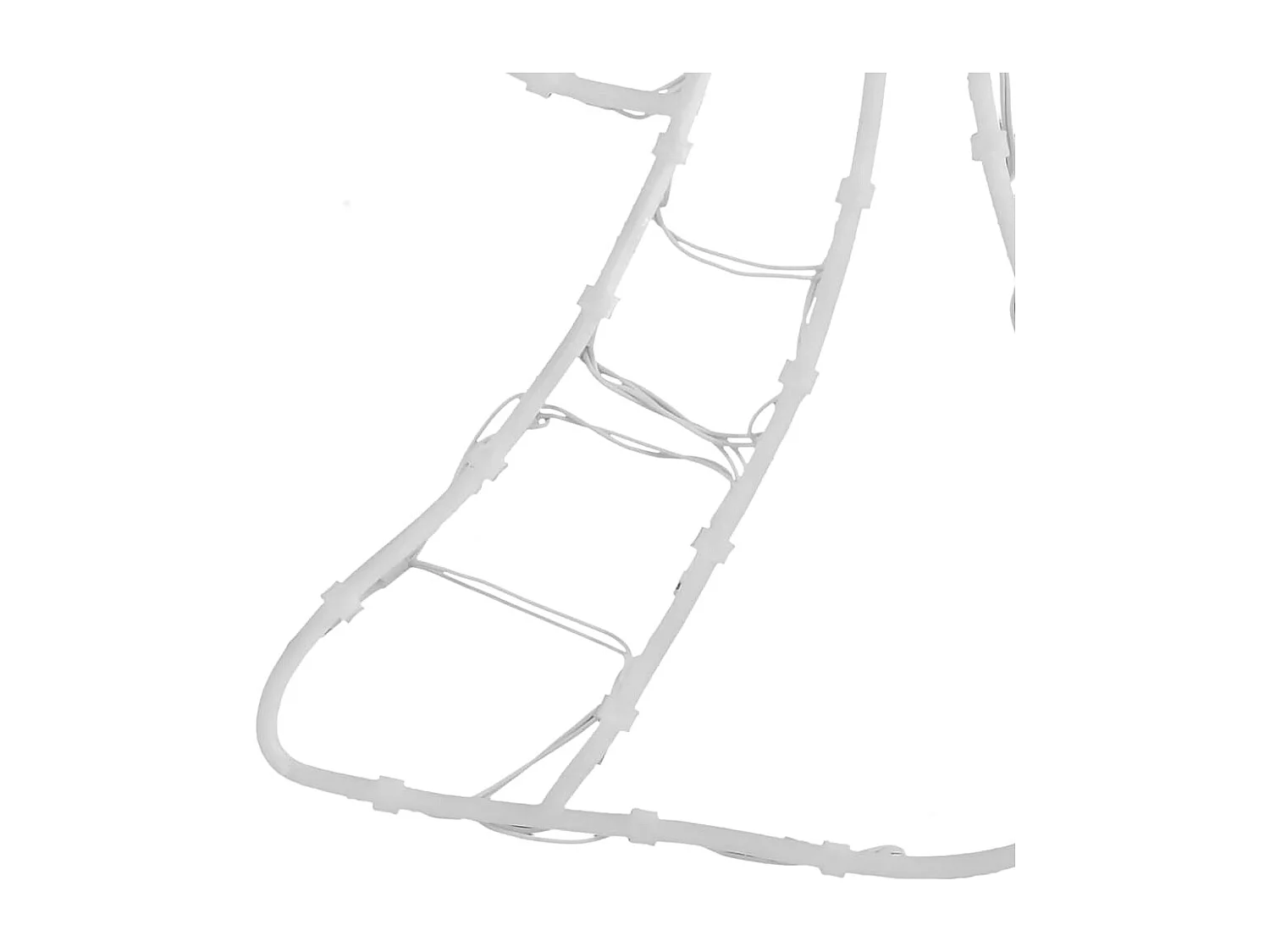 Engel silhouet kerstverlichting 2 stuks 50 LED warm wit