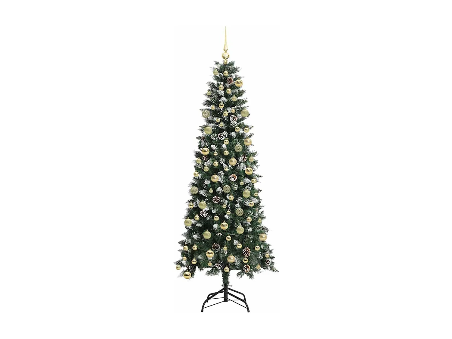 Sapin de Noël artificiel avec 300 LED Vert 86 x 86 x 210 cm