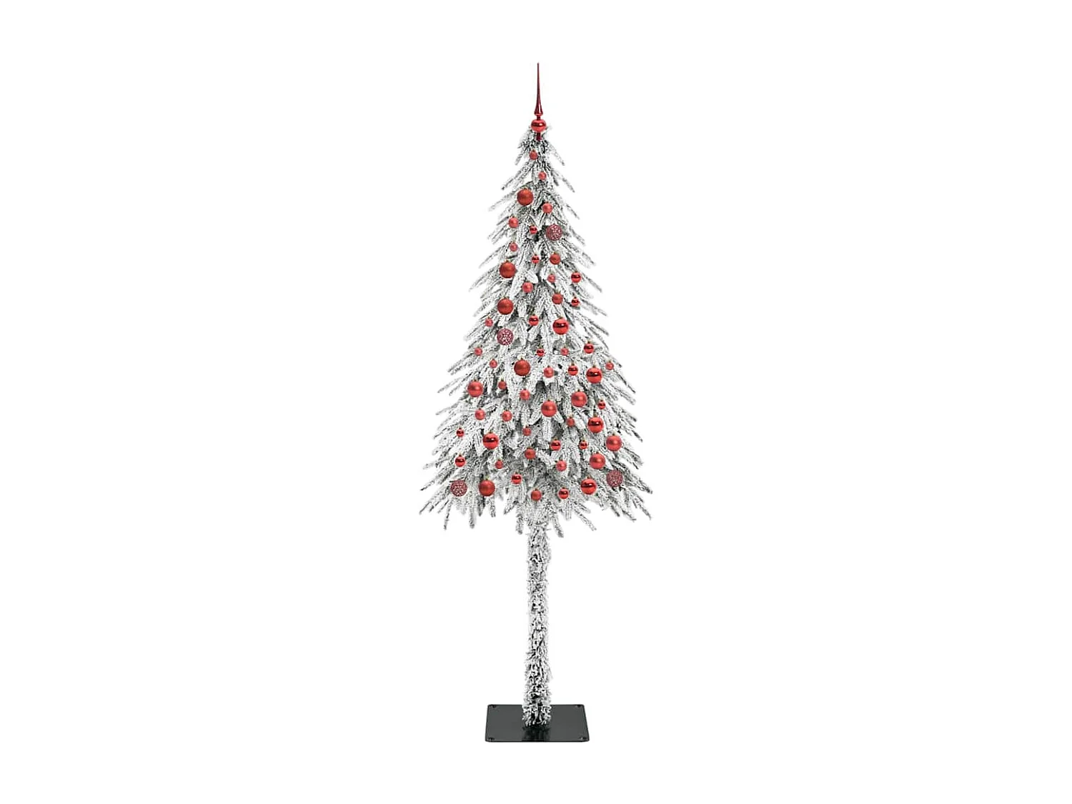 Kerstboom met 300 LED's Wit 210 cm PE en Staal