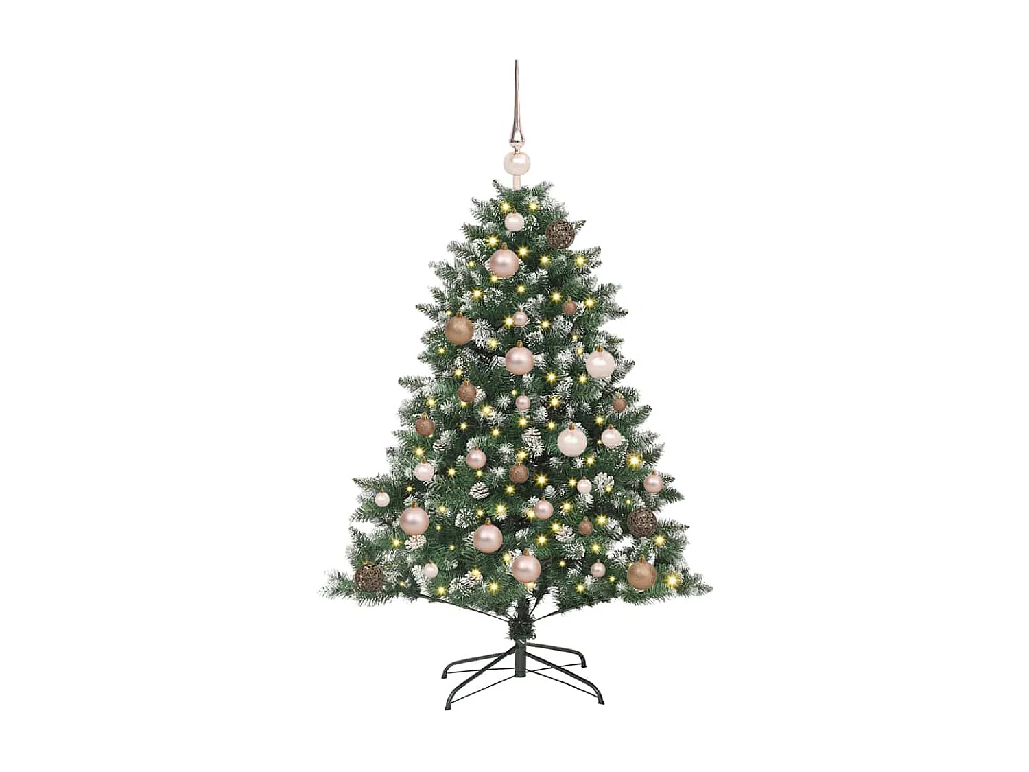 Albero di Natale artificiale con 150 LED Verde 85 x 85 x 120 cm