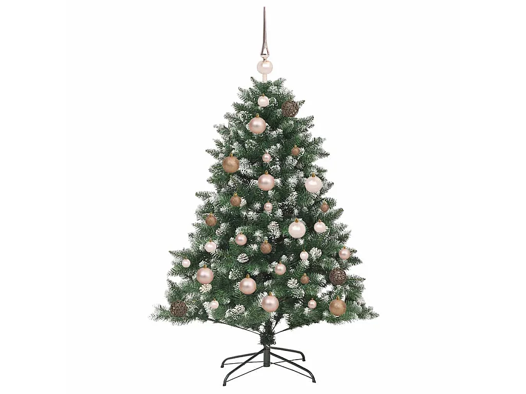 Sapin de Noël artificiel avec 150 LED Vert 85 x 85 x 120 cm