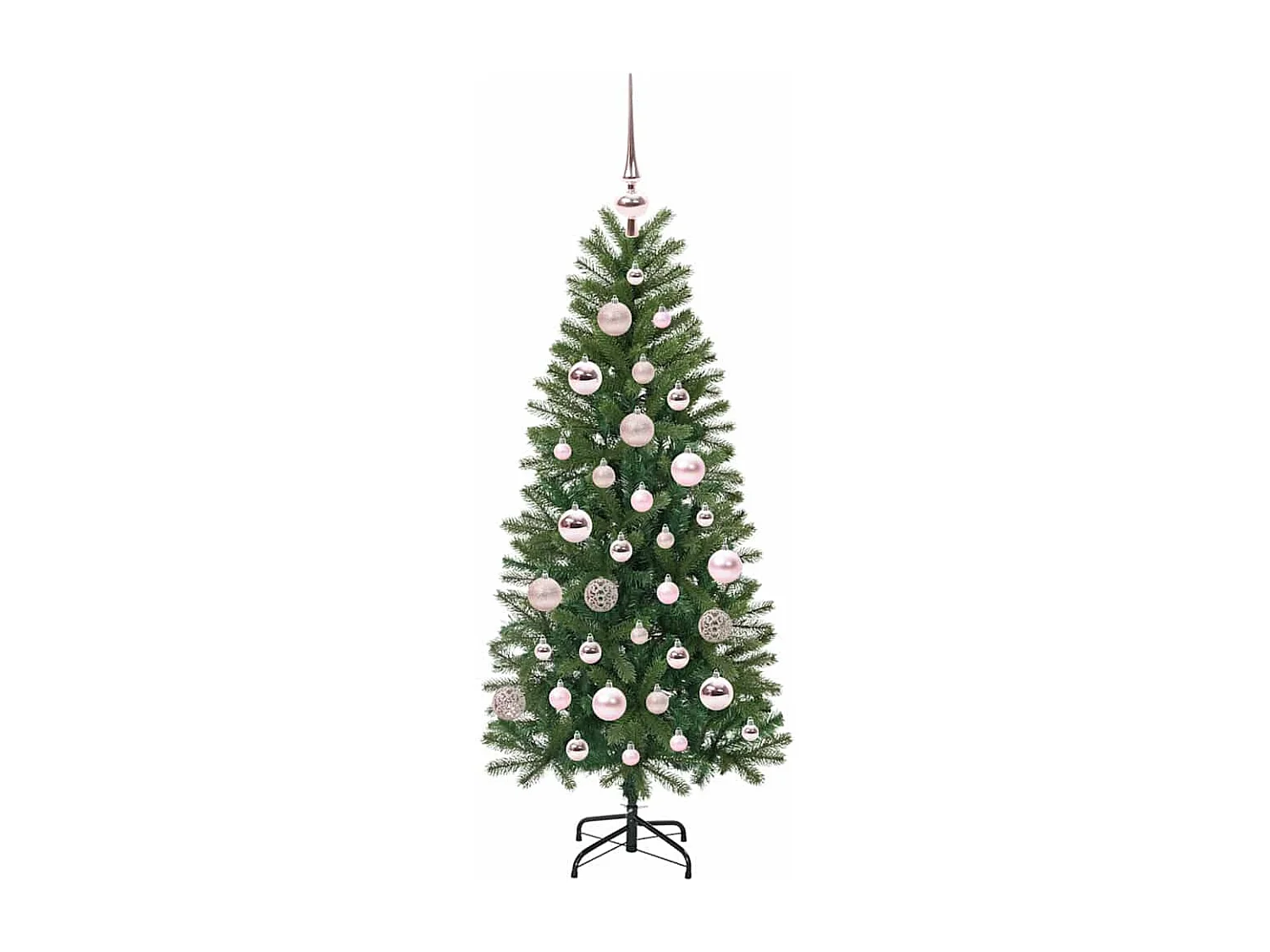 Sapin de Noël artificiel avec 150 LED Vert 120 cm PE et PVC