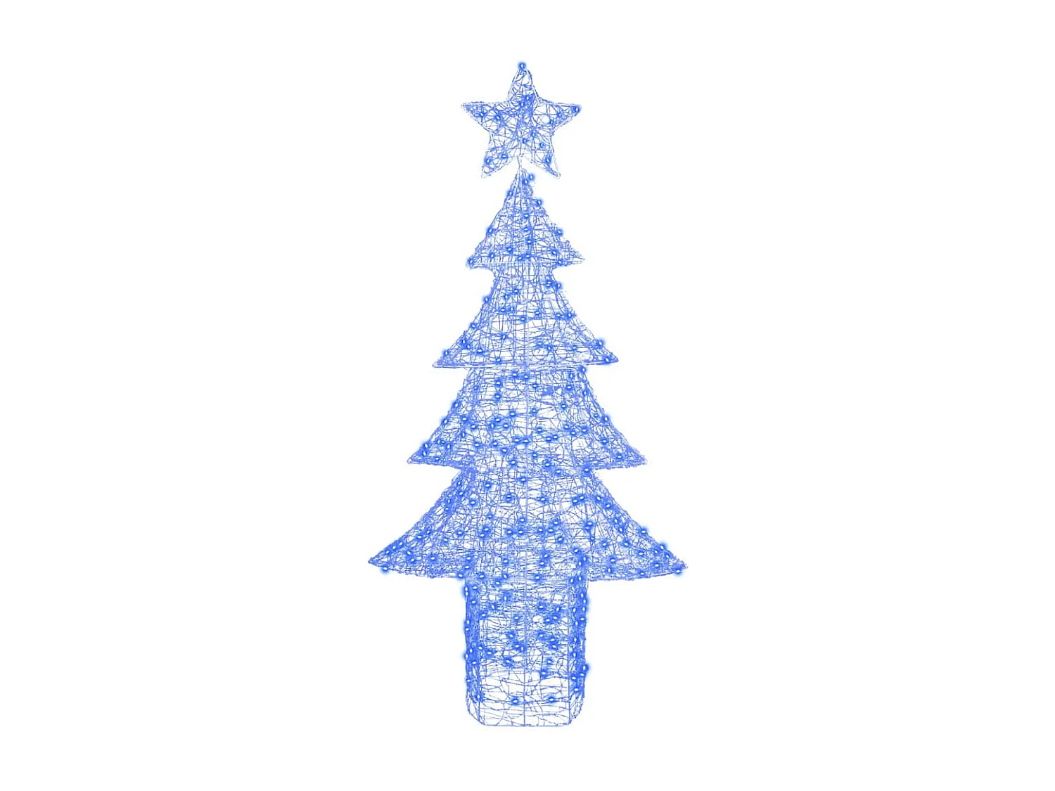 Sapin de Noël avec 240 LED Bleu 180 cm Acrylique