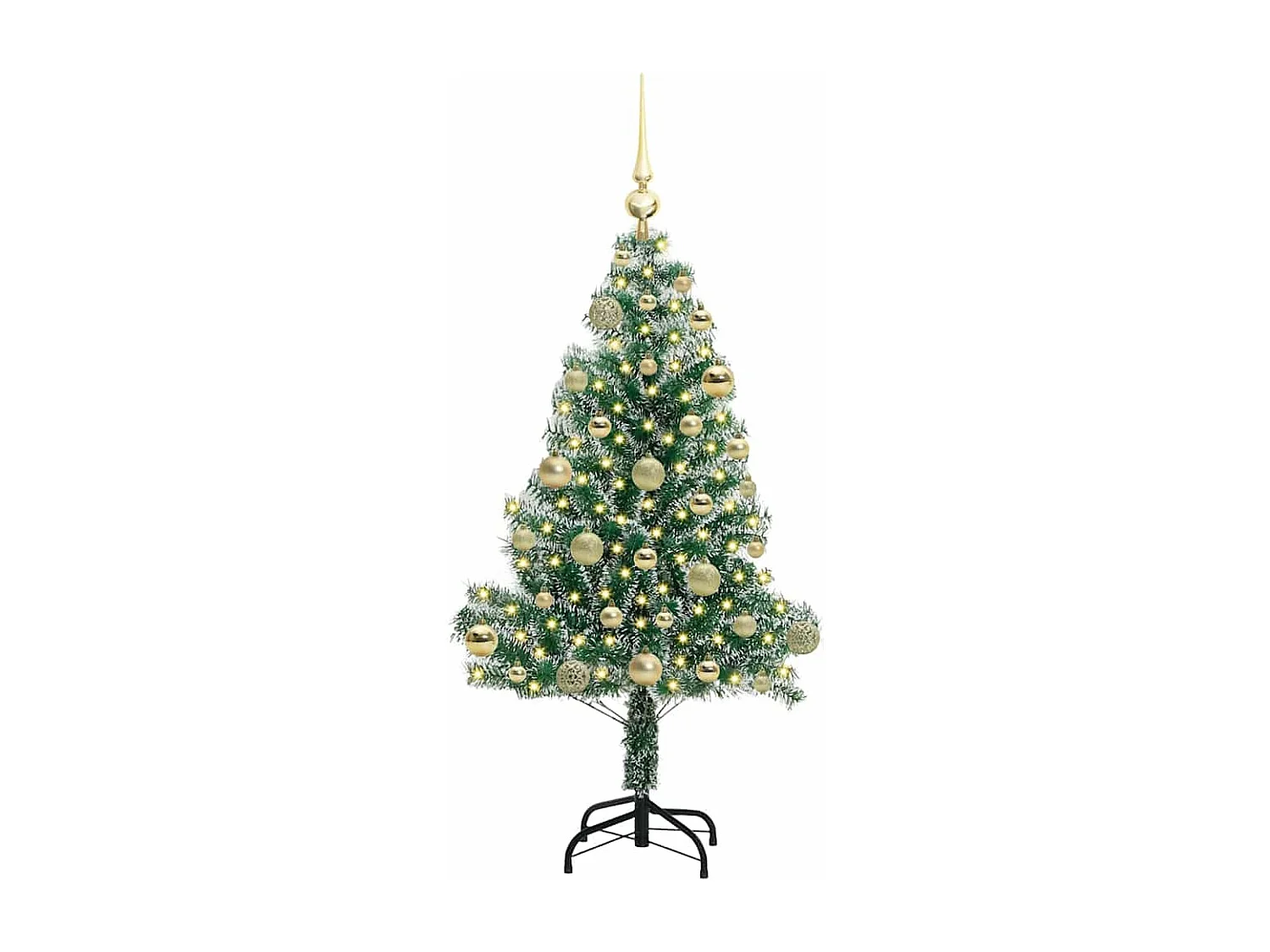 Arbre de Noël artificiel floconné de neige avec lumière LED