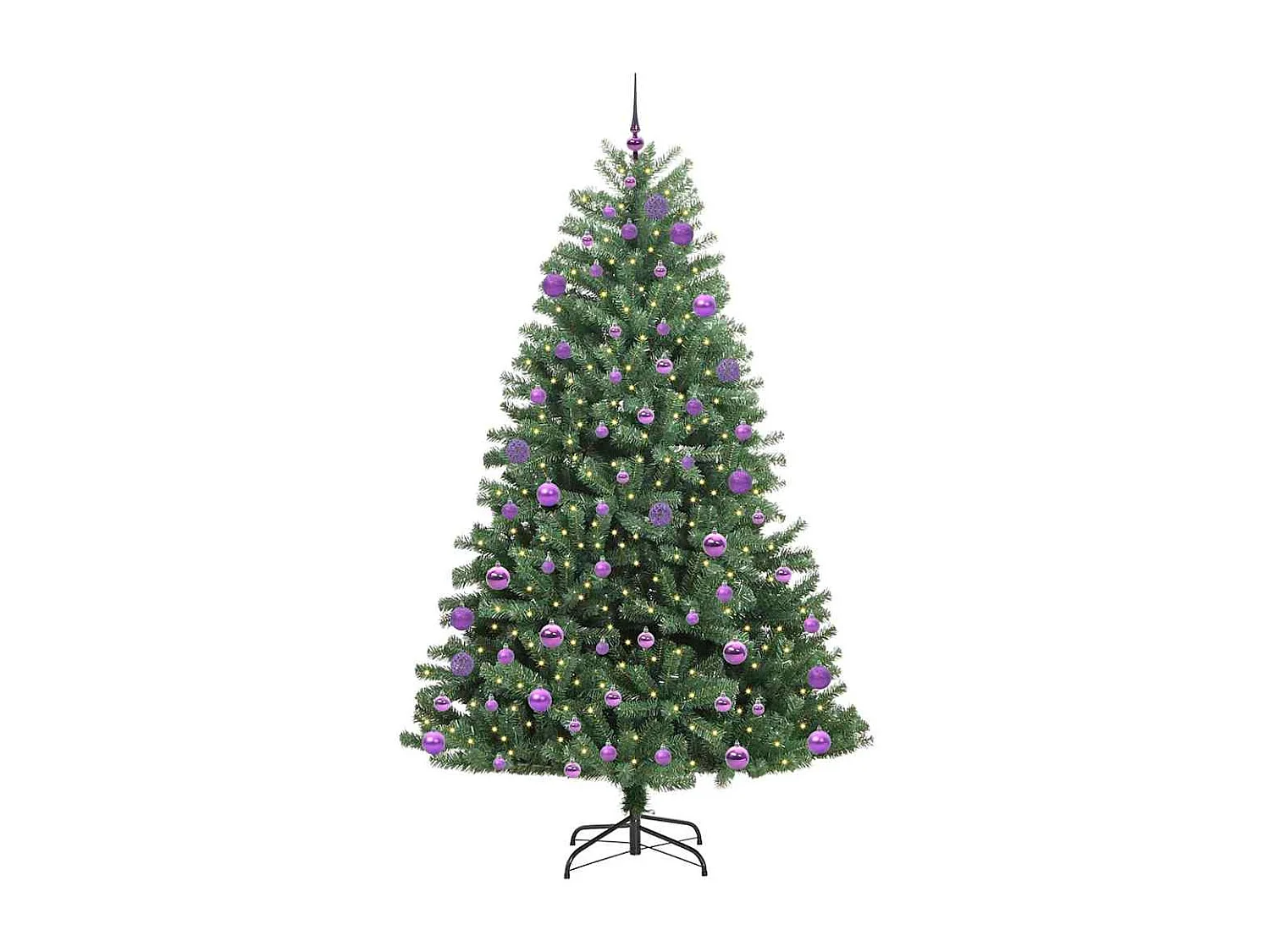 Sapin de Noël Artificiel à Branches Articulées Vert 240 cm