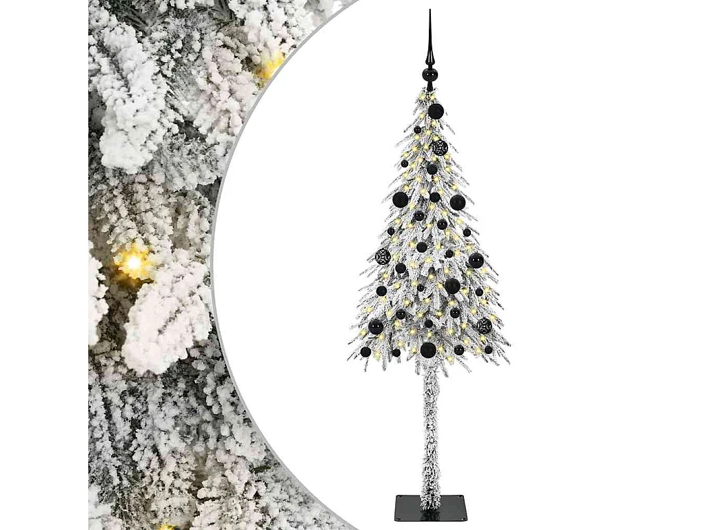 Weihnachtsbaum mit 150 LEDs Weiß 150 cm PE und Stahl