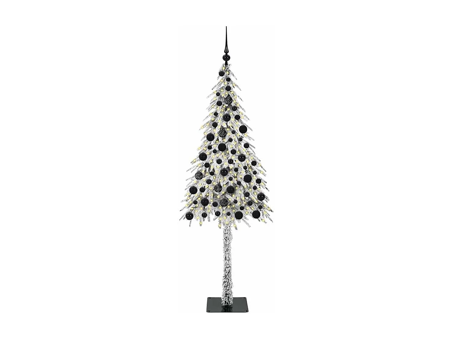 Sapin de Noël avec 300 LED Blanc 180 cm PE et Acier