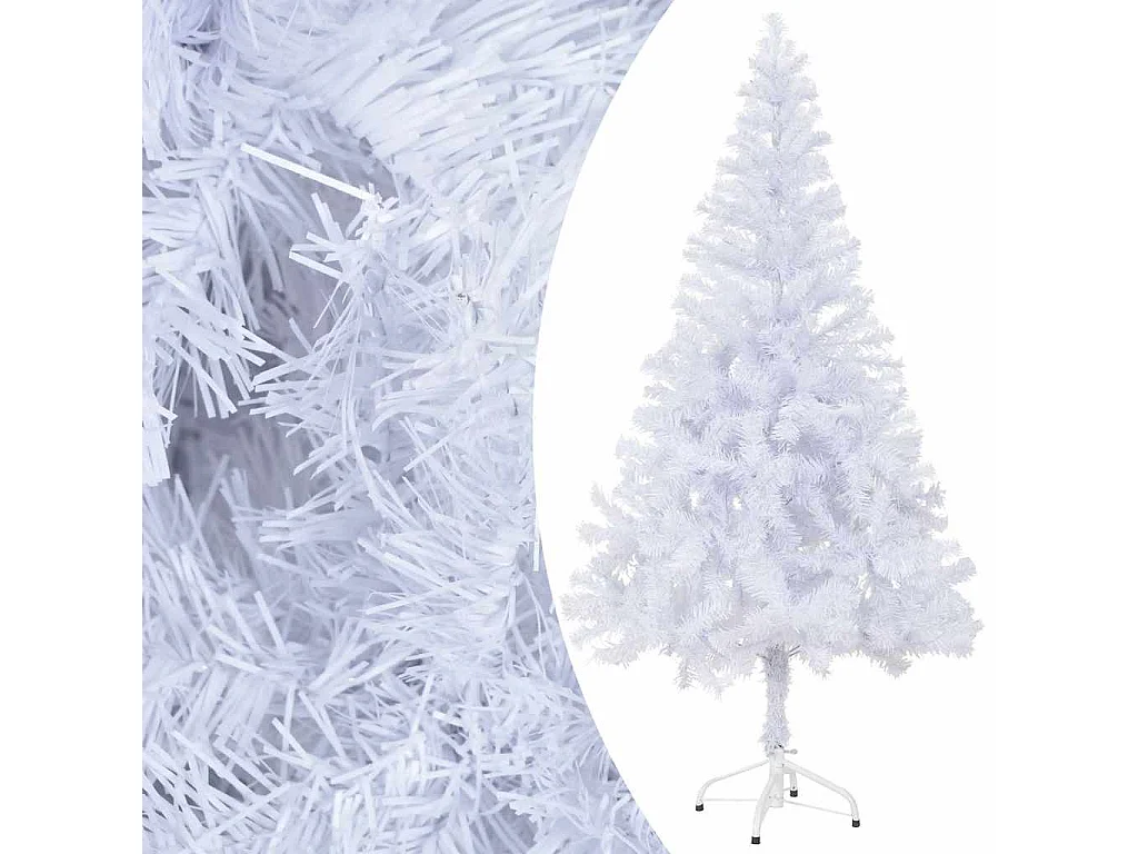 Arbre de Noël artificiel pré-éclairé/boules 120 cm 230 branches