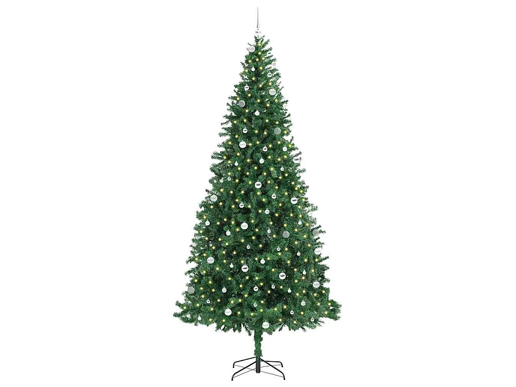 Albero di Natale artificiale Verde 300 cm PVC, metallo e plastica