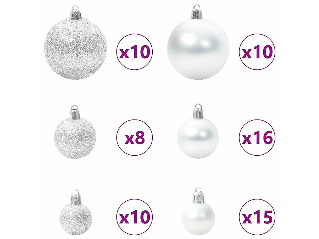 Albero di Natale artificiale Verde 300 cm PVC, metallo e plastica